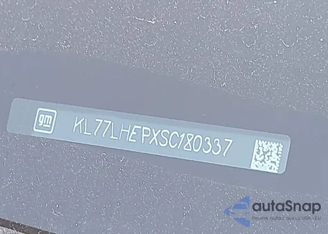 2025 Chevrolet Trax Fwd Lt from USA, damaged, VIN KL77LHEPXSC180337